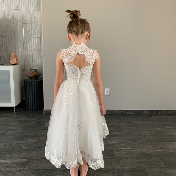 $65😍Gorgeous white dress with beats🌟 - Picture 5 of 5